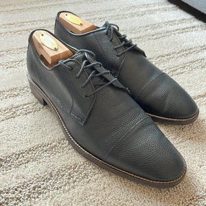 Cole Haan Lenox Hill Waterproof Cap Oxford Black Grain